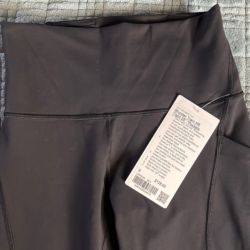 Brand New Lulu lemon Wunder Train HR Tight 25” *Pockets